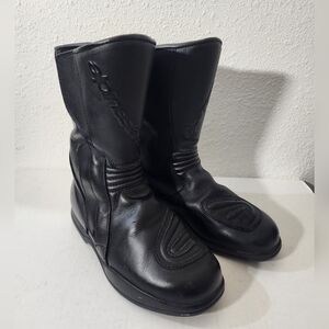 Alpinestars Gore-Tex Waterproof Motorcycle Riding Boots Black Leather Unisex 39